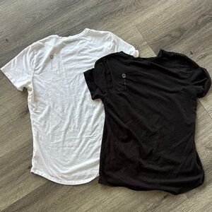 FIGS underscrub soft knit tee shirt tops set